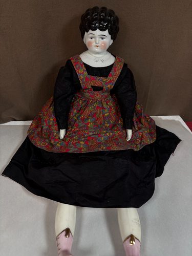 Antigua muñeca china firmada por Agnes Alemania 25" de alto - Imagen 3 de 15