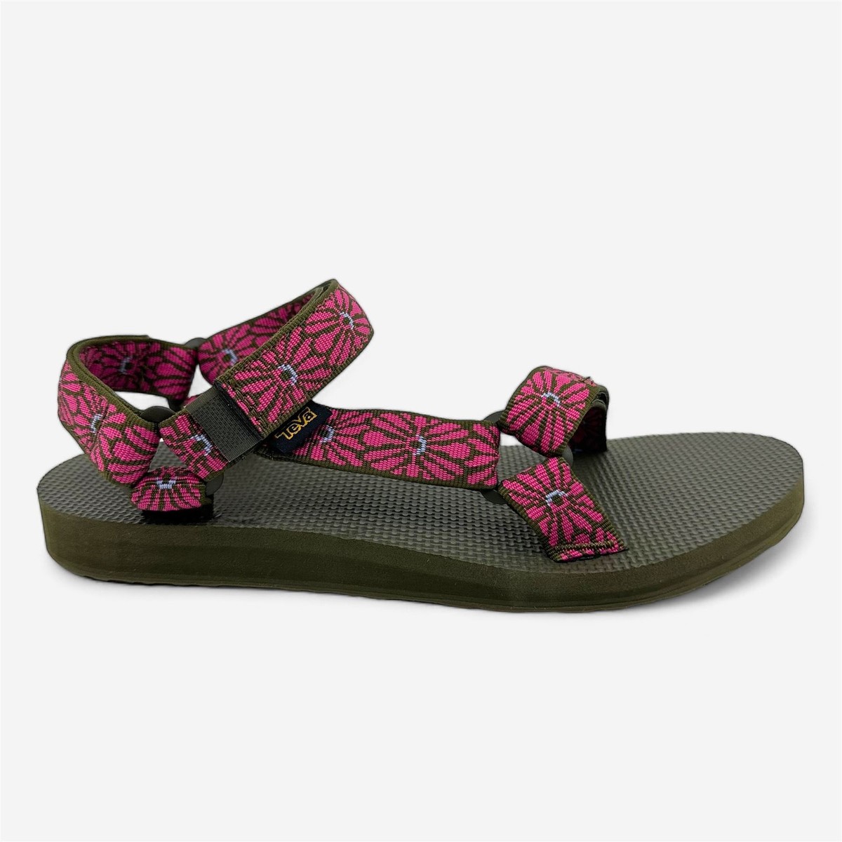 Teva Original Universal Pink Brown Womens Sandal Slip-On | eBay