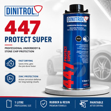 DINITROL 447 Auto Schwarz Steinschlag Unterboden Fahrwerk Schutz Rostschutz 1L Dose