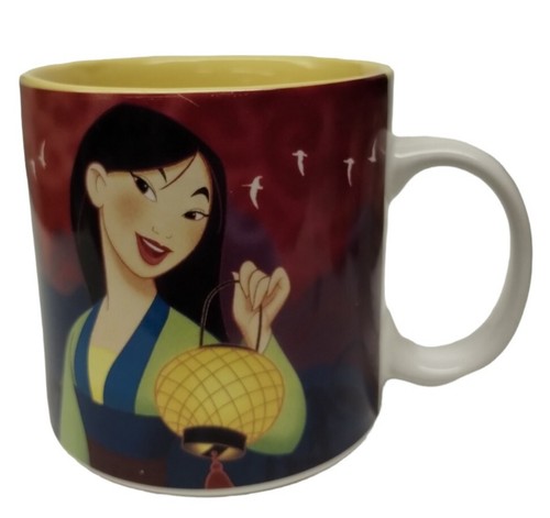 Vtg Disney Mulan Ceramic Coffee Mug