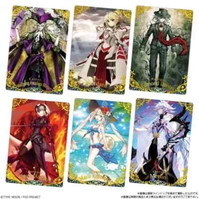 Fate/Grand Order Twin Wafer Cards Special 2025 All 24 types