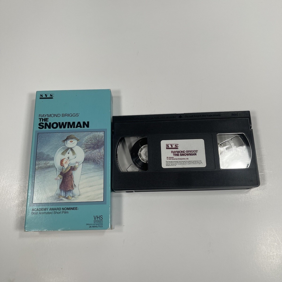 The Snowman by Raymond Briggs VHS Cassette Tape 1982 Vintage