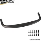 Universal CS Style Front Bumper Lip Splitter Chin Spoiler Under Panel Black