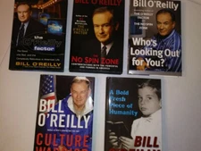 Bill O’Reilly 1st Edition Hardcover Books, Lot Of 5, See Description For Titles 