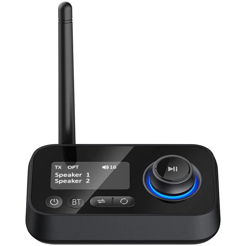 auvisio 2in1-Audio-Sender und -Empfänger mit Bluetooth 5, TOSLINK, LED-Display - Bild 3 von 4