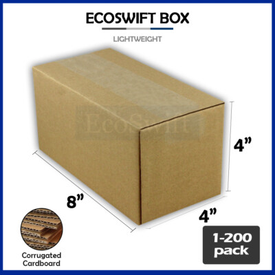 Box Of Approximately 150 White Medium Size Corrugated Cardboard Boxes. Boxes Can Be Folded Into Place Without Any Tape Needed As Shown In The Picture. Great For Shipping, Mailing, Storage Or Gifts - Foto 2