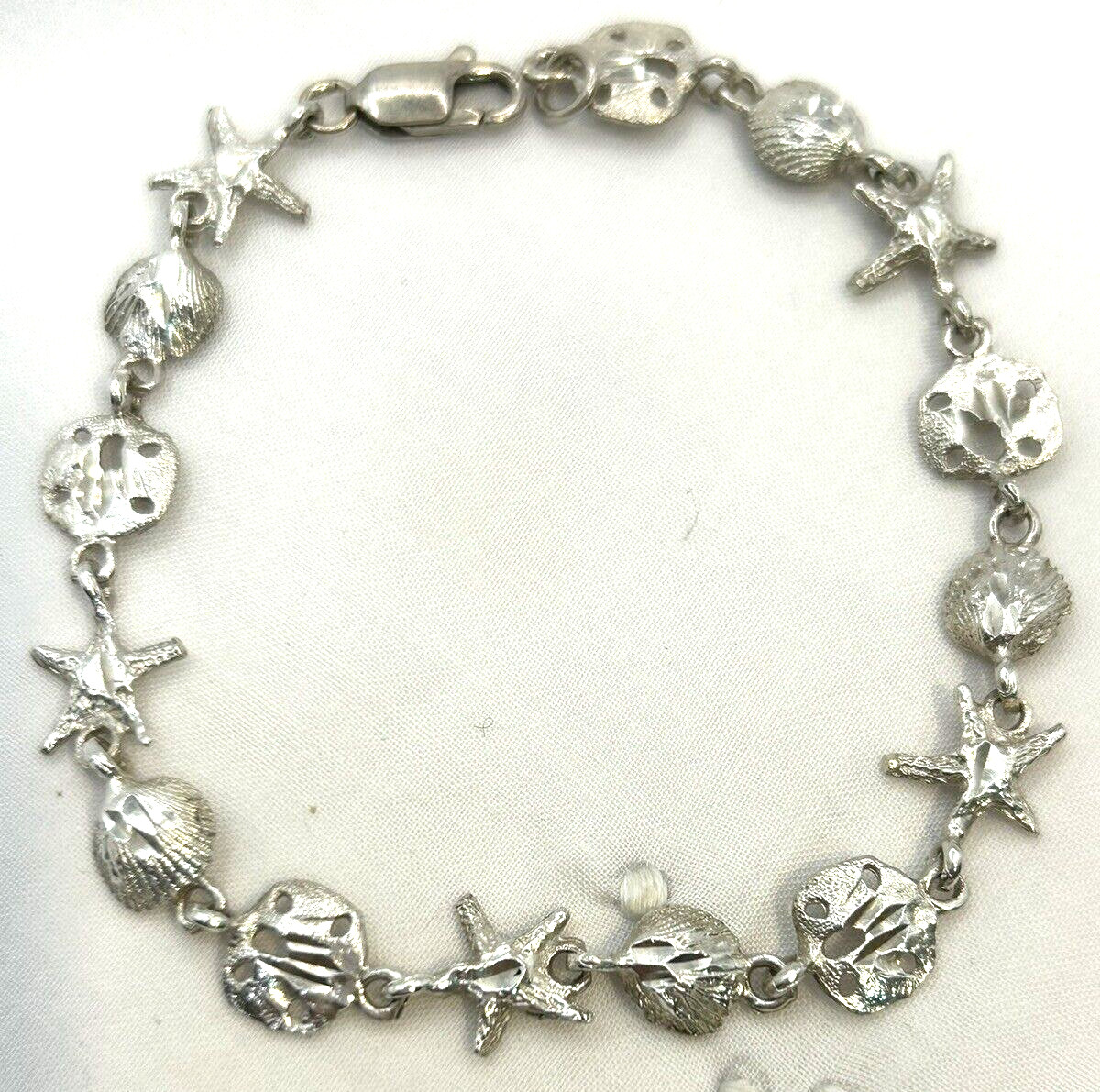 Sterling Silver 925 Shell Beach Theme Figural Sta… - image 2