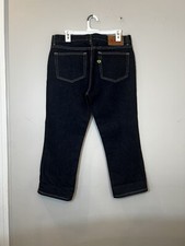 Vintage 90s Guess Green Logo Denim Jeans Womens Size 32 Made in Usa HTF Rare