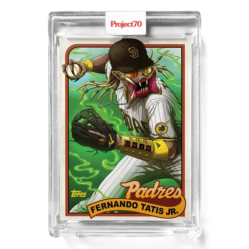 2021 TOPPS PROJECT 70 #411 FERNANDO TATIS JR ALEX PARDEE PREDATOR PADRES