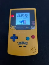 Nintendo Game Boy Color Pikachu Style - Funnyplaying 2.2 Screen