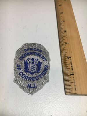 Arm Patch Department Of Corrections Officer New Jersey | eBay
