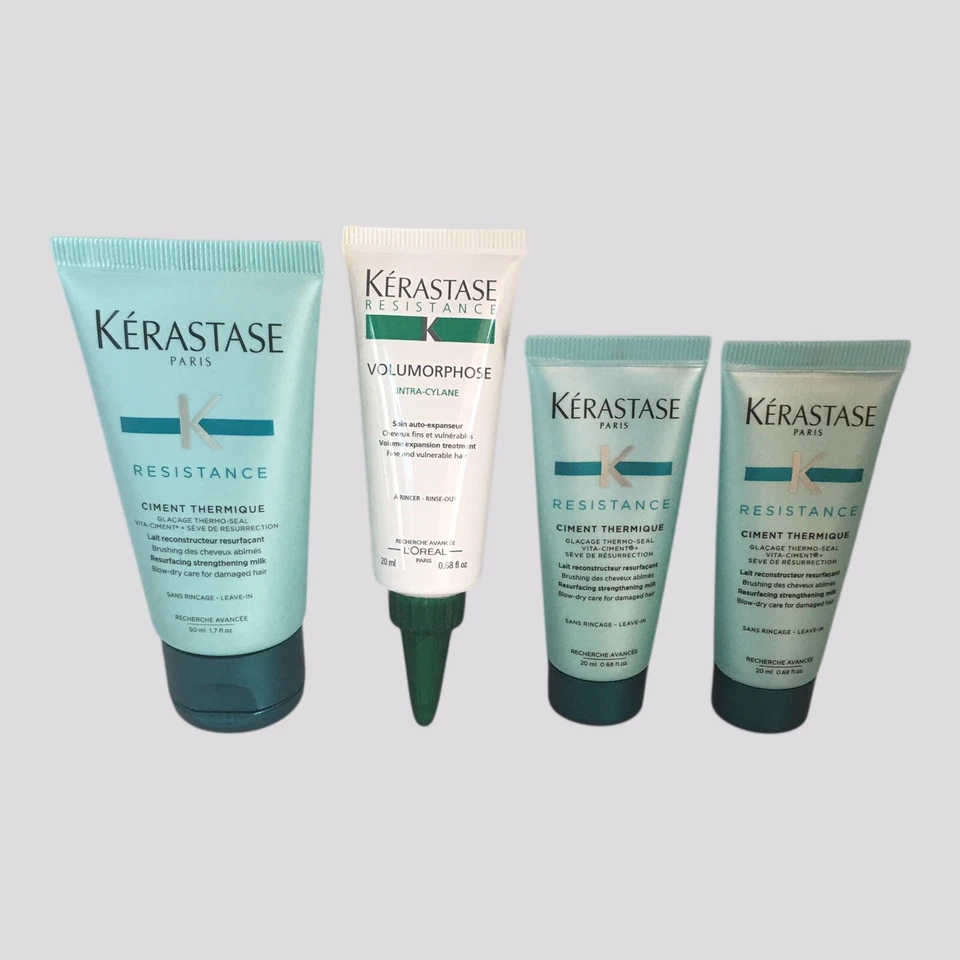 Kérastase Resistance - Shampoo, Resurfacing Strengthening Milk, Hair Oil SAMPLES - Image 2 of 4