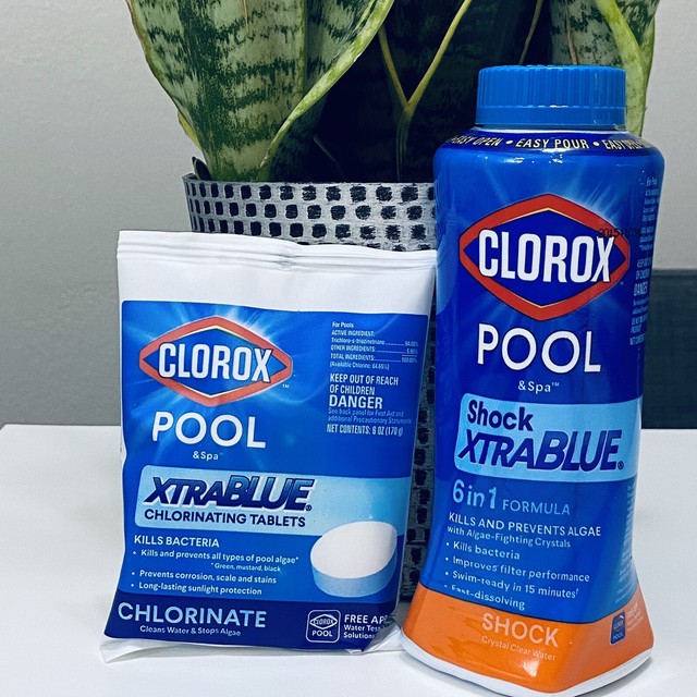 Clorox Pool & Spa 6in1 shock Xtra Blue Pool Shock & XtraBLUE