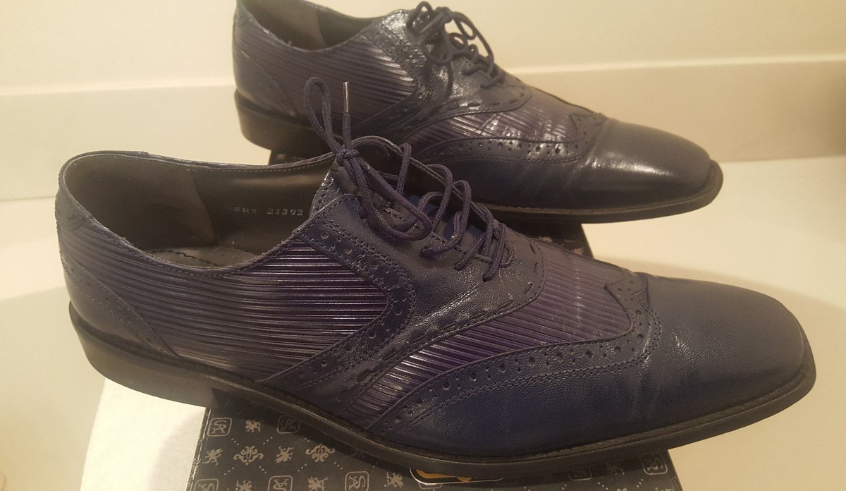 Stacy Adams Men\'s Navy Oxfords Sz 13.  NWOB Amazon.com | Stacy Adams Dickinson Cap Toe Oxford Black 7 D  main image 3