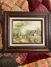 Beautiful framed oil painting