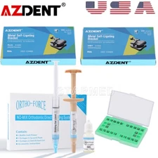 Dental Orthodontic Brackets Braces Roth.022 Hook 345 /Bonding Adhesive Non-Mixed