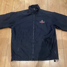 XXL Guiness Fleece Zip Up Jacket Black 