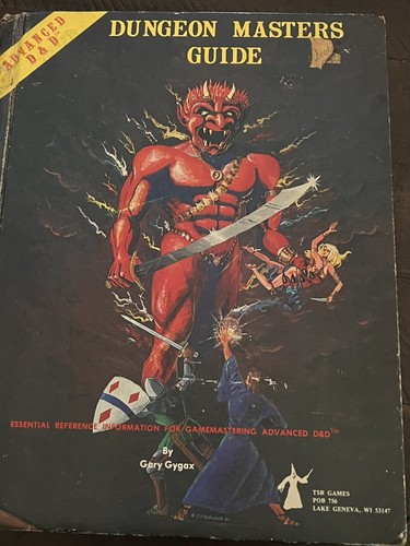 Advanced D&D TSR 1979 Dungeon Masters Guide 1st Revised Edition Hardcover - 第 1/15 張圖片