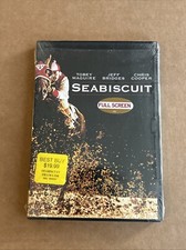 NEW Seabiscuit DVD, 2003 Tobey Maguire Jeff Bridges and Book Set Sealed w/Hype