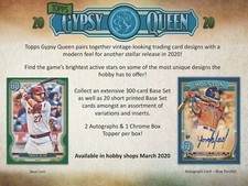 2020 Topps Gypsy Queen Chrome Boxloader *YOU PICK* Trout Lux Aquino +