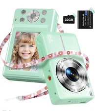 Digital Camera with 32G Card, 1080P Digital Camera Cheap 44MP HD 