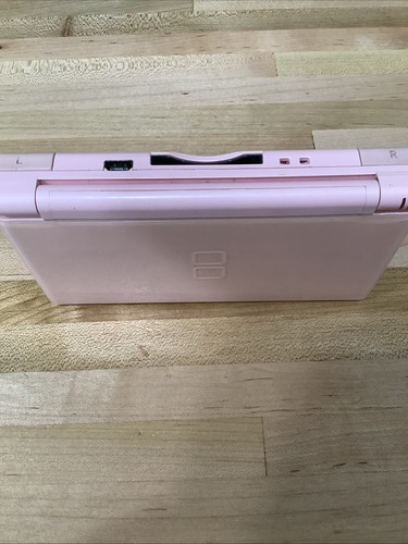 Nintendo DS Lite- Coral Pink - For Parts -Top Screen Has A Line Across (see Pics - Picture 6 of 8