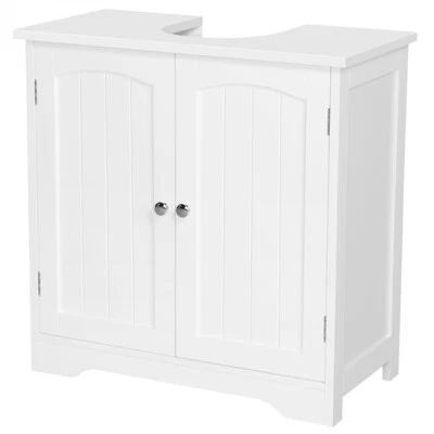 UKUNIVERSAL365 Bathroom Under Sink Cabinet Basin Unit Floor Cupboard Storage Furniture White