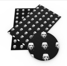 Movie Monsters FAUX LEATHER SHEET 8" x 12" Slasher Horror 1120615 SMOOTH