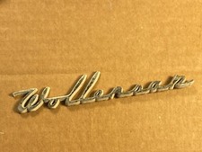 Vintage Wollensak Logo Metal Nameplate Badge For Reel To Reel Tube Amplifier Tbe
