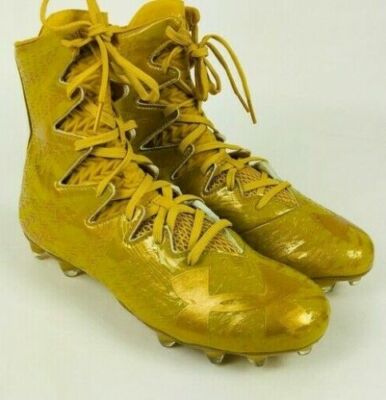 under armour gold rush football cleats