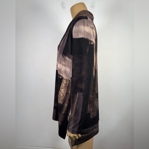 Clara Sun Woo Women’s Size Large Abstract Wearable Art Top - Picture 2 of 7