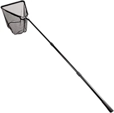 Folding Aluminum Fishing Landing Fish Net with Extending Telescoping Pole Handle