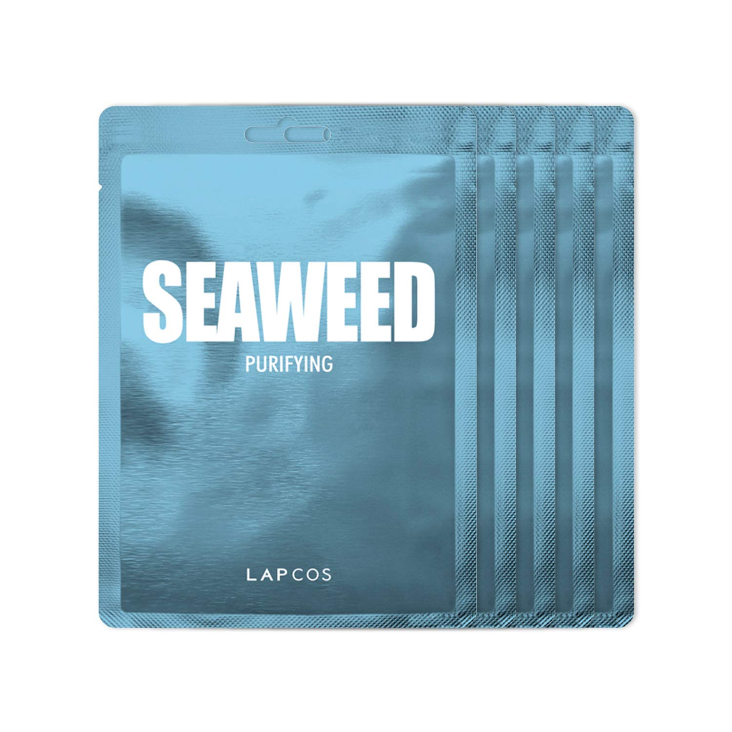 Seaweed Sheet Mask, Daily Face Mask with Hyaluronic Acid to Smooth and Purify Sk-image