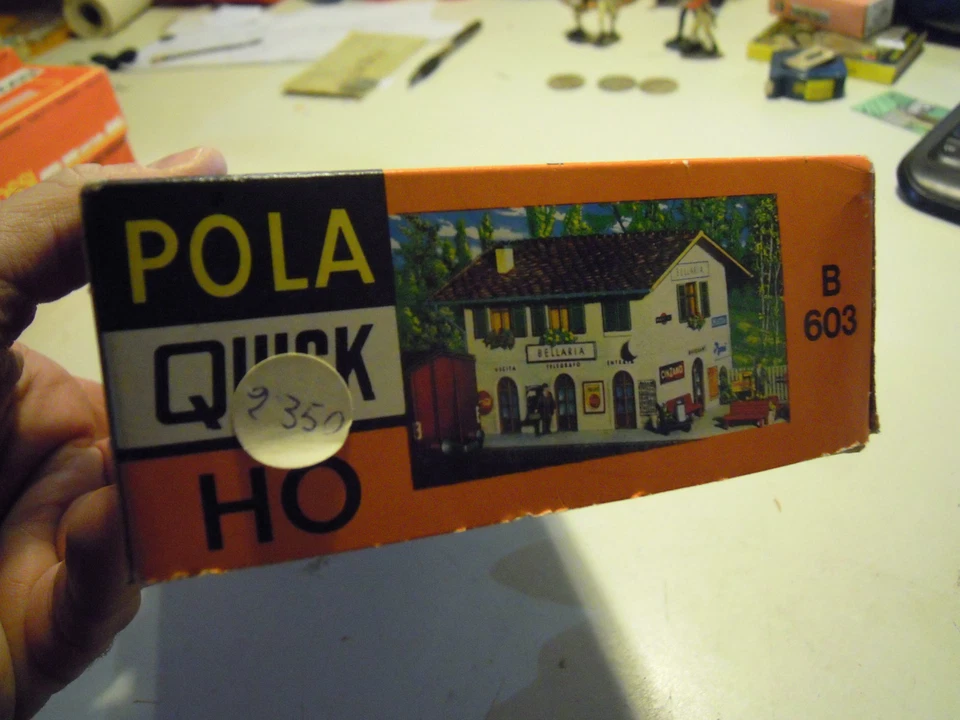 SCATOLA VUOTA - POLA QUICK HO B603 - STAZIONE DI BELLARIA - VINTAGE (VV) - Immagine 4 di 4