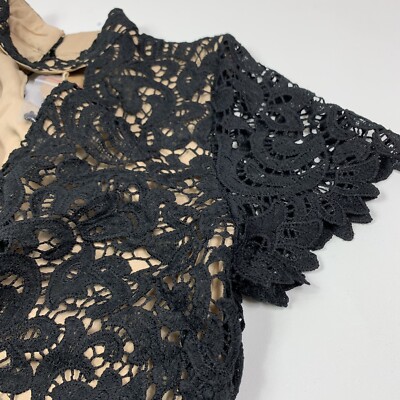 silk lace midi dress Silk White Belted Lace Dress 16 / Silk White main image 1