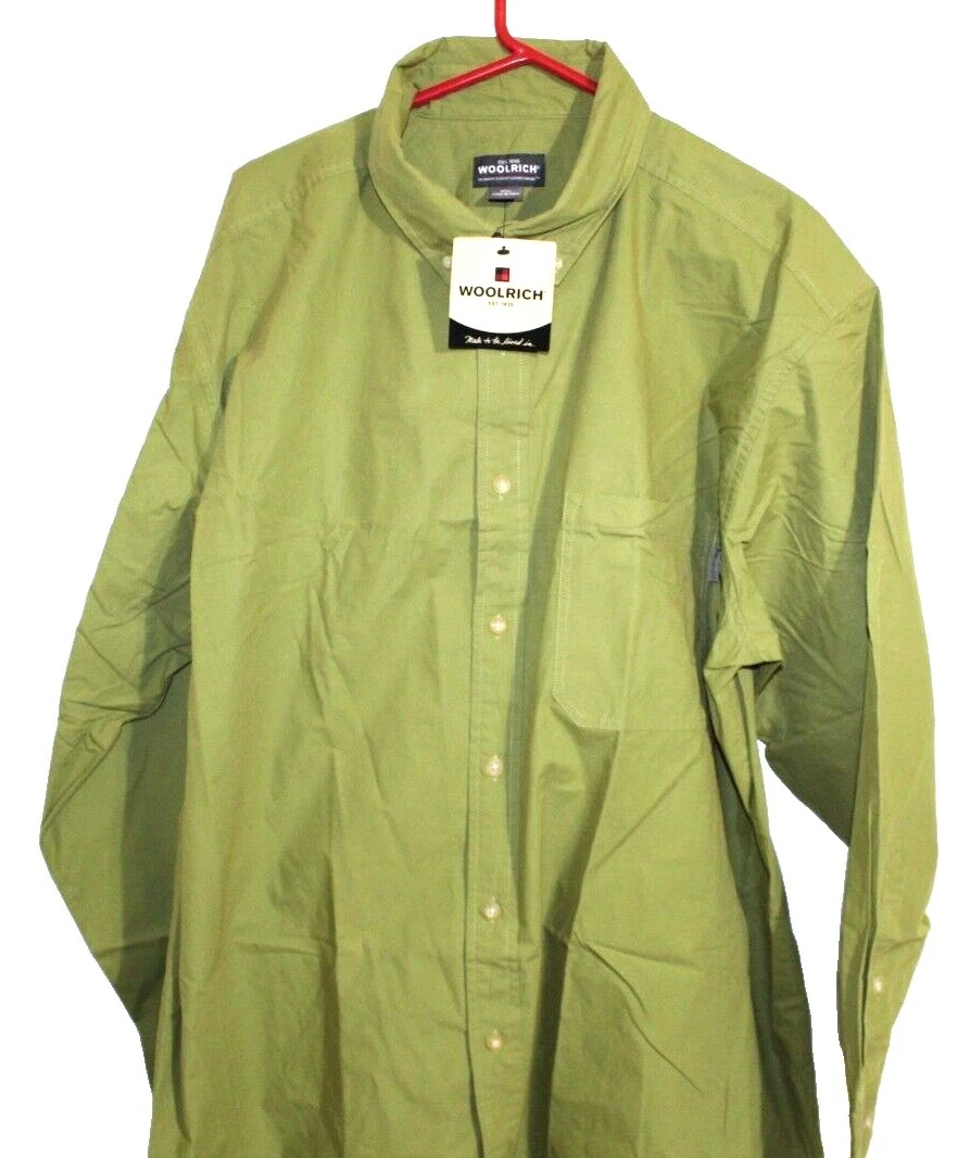 Regular Size 2XL Woolrich Casual Button-Down Shirts for Men