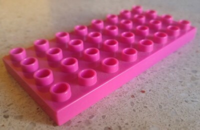 UNIQUE PLUS USED ROOF 4X8 PINK HELLO KITTY HOUSE 8650 COMPATIBLE LEGO DUPLO