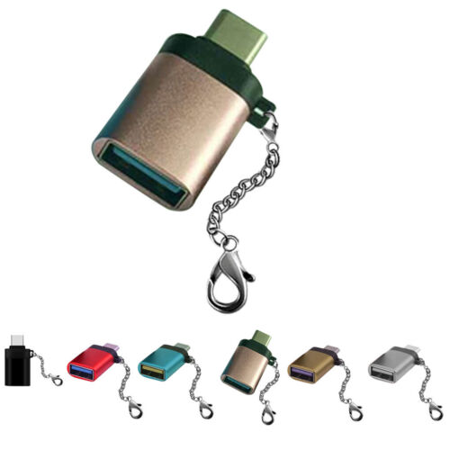 Portable Type  -c Male To USB Female Adapter Laptop Computer USB 3  .0 Aluminum - Zdjęcie 1 z 13
