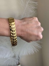 Gorgeous Gold Magnetic Bracelet men Balance Energy Arthritis Pain Relief women