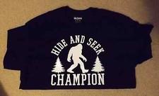 Hide and Seek Champion Bigfoot Shirt Sz S-XL Made to Order NEW 