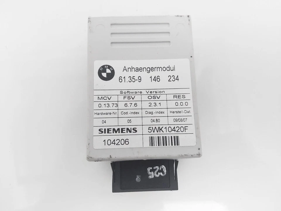 Unidad de módulo de control de remolque BMW X5 2009 61-35-9-146-234 Foto 2 de 4