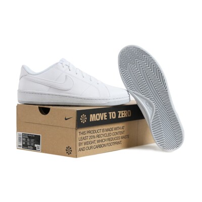New Men's  Nike Court Royal 2 Next Nature White - Size 11.5