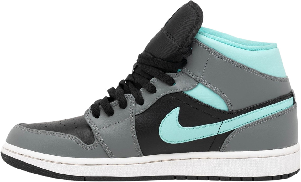 Jordan 1 Mid Grey Aqua for Sale | Authenticity Guaranteed | eBay
