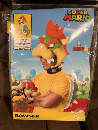 Disguise Mens Super Mario Bros. Bowser Adult Kit Halloween Costume