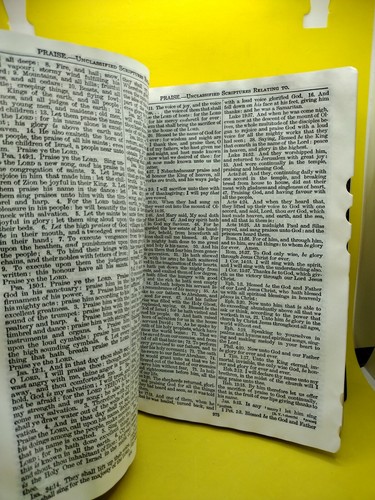 Vintage 1962 Nave's Topical Bible A Digest of the Holy Scriptures Thumb Index SW - Bild 7 von 12