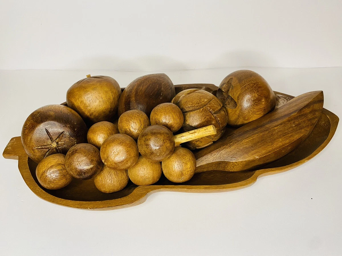 Wooden 2024 fruit tray