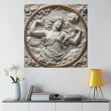 Happiness all the Time, Matte Canvas Painting, Stretched, 0.75"