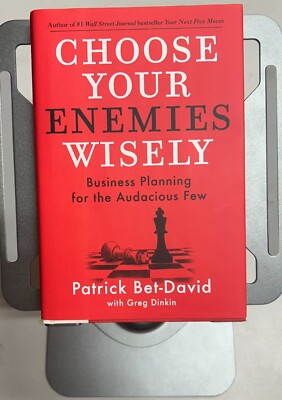 Choose Your Enemies Wisely Patrick Bet-David Signed AUTO autographed LIMITED Ed.