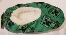 NEW NWT MINECRAFT SNUGGLE TOES SOFT SLIPPERS TODDLER SIZE 4-8