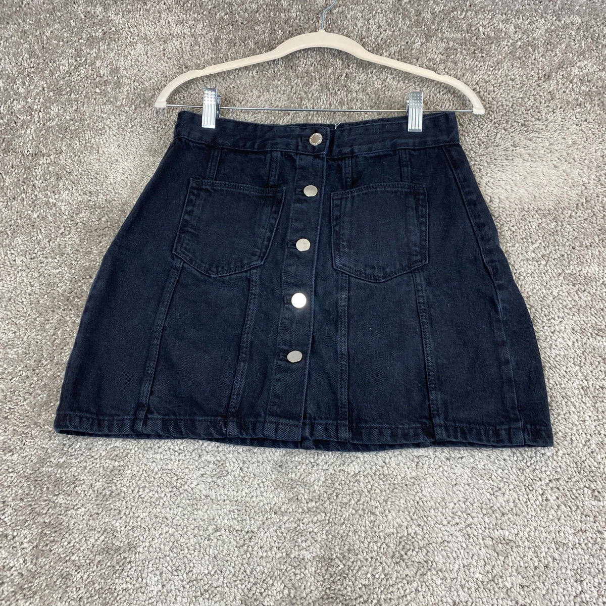 Zara authentic top denim mini skirt